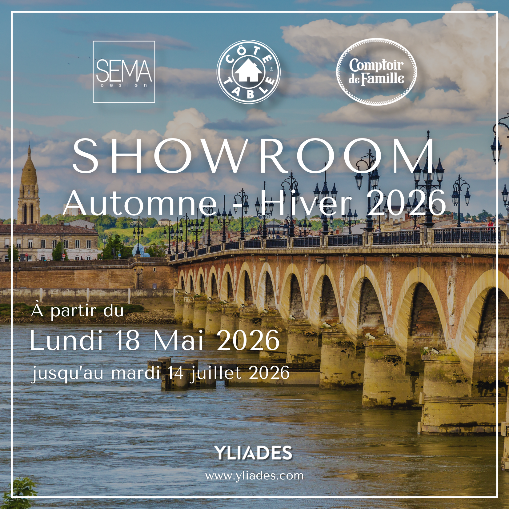 Invitation showroom Automne - Hiver 2026