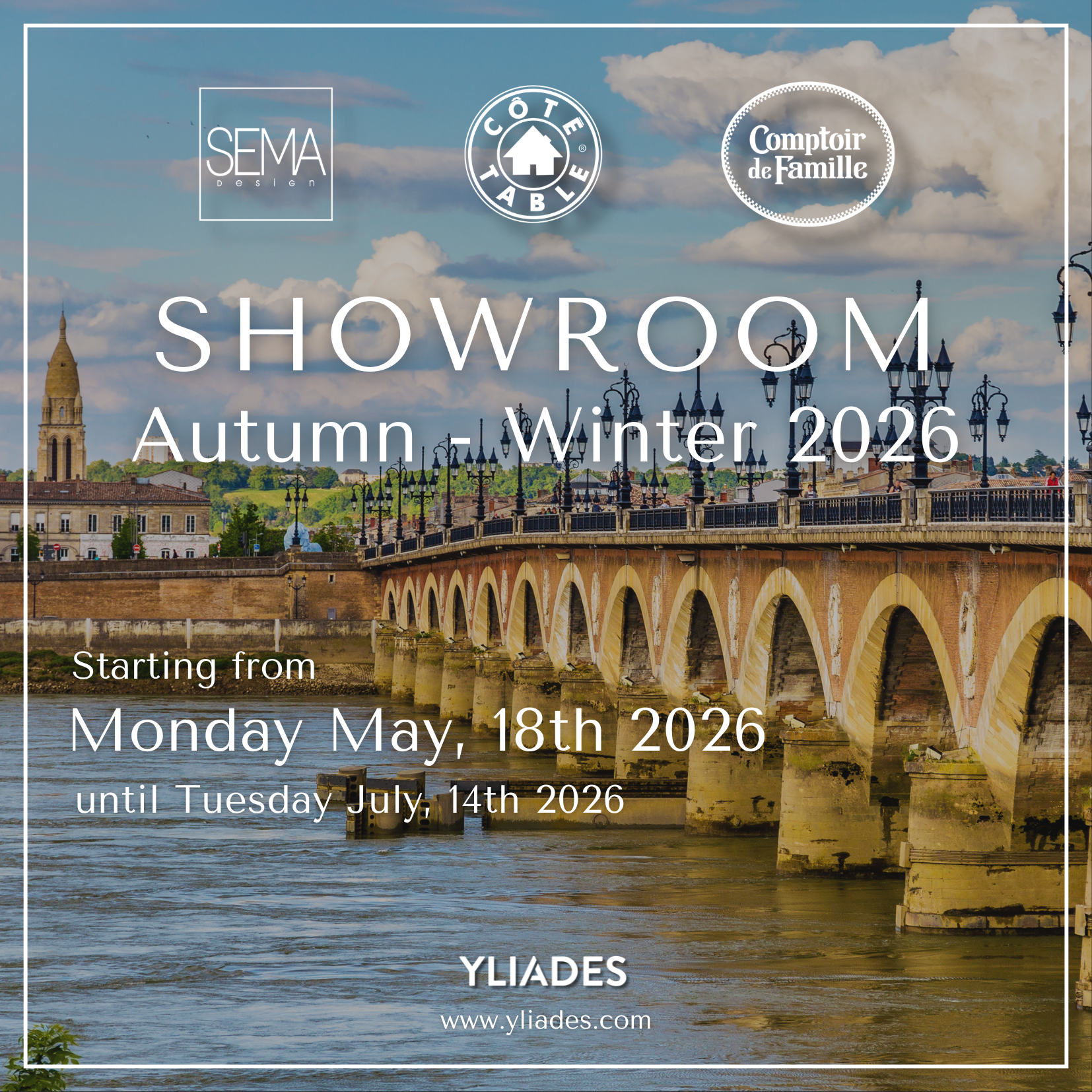 Invitation Autumn - Winter 2026 Showroom